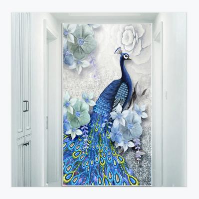 China New Modern 5D Diy Diamond Painting Animal Peacock Ab Color Diamond European Style Landscape Diamond Painting for sale