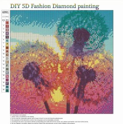 China Full drill modern Diamond Embroidery Display Dandelion Picture diy from rhinestone Diamond Paintings Home Decor Gift for sale