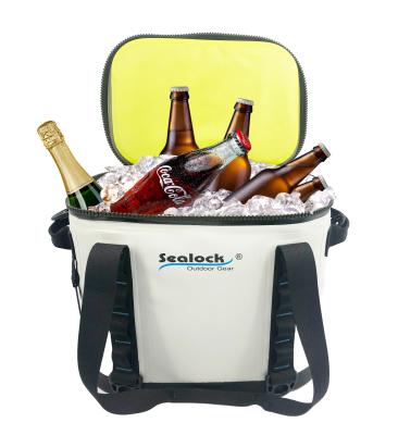 China Waterproof Large Size Waterproof Insulated Wine Cooler Bag By Fully Heat Welded for sale