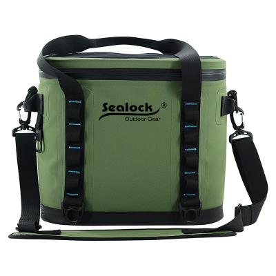 China Simple and fashion Sealock 420D nylon TPU texutre islulated soft waterproof cooler bag for camping for sale