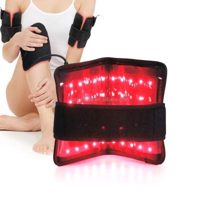 China Portable Home Use Dye Removal Arm Legs Photon Led Infrared Red Light Therapy Belt Wrap For Pain Relief Lymphatic Drainage for sale