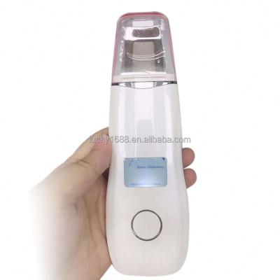 China Beauty Instrument Portable LCD Screen Ultrasonic Skin Scrubber DEEP CLEANSING Spatula for Face Cleansing Lifting Moisturize for sale