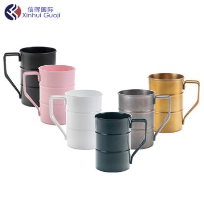 China Disposable 304 Universal Water Coffee Drinks Cup Travel Coffee Mug Stainless Steel for sale