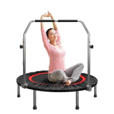 China Free Handrail Protective Net Portable Adjustable Fitness A Trampoline For Kids Colorful Bungee Private Label Indoor Fitness Mini Trampoline for sale