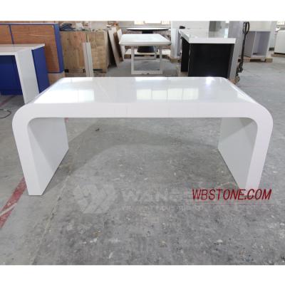 China Expandable Medical Pure Solid Office Furniture U Shape Solid Outdoor Desks for sale