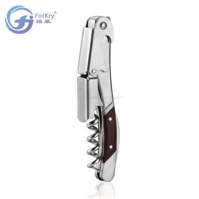 China High Quality Custom Stocked Wine Opener With Wooden Handle for sale