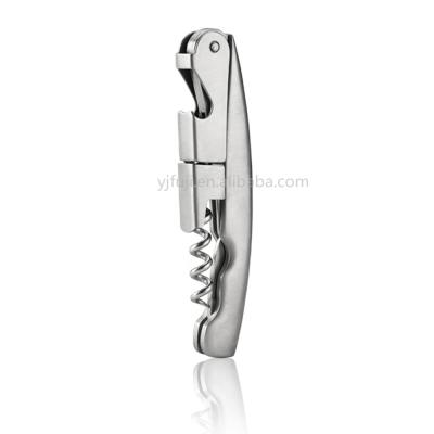 China Stocked High Quality Forkry Durable Stainless Steel Wine Opener Corkscrew With Knife for sale