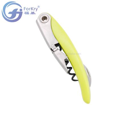 China FORKRY Ergonomic Design Promotional Stored Wine Opener With Colorful Picks for sale