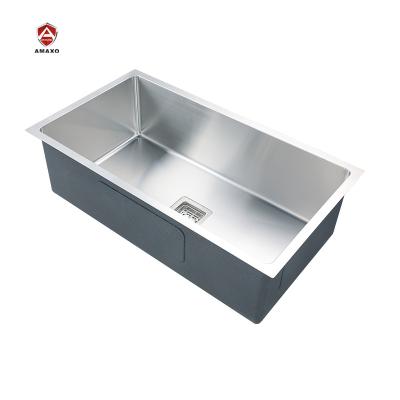 China Without Faucet Fashionable Handmade Stainless Steel Kitchen Sink for sale