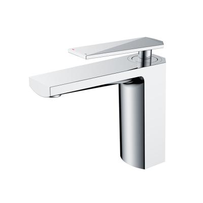 China High Quality Polished Single Lever Metered Basin Faucets Chrome Basin Mixer for sale