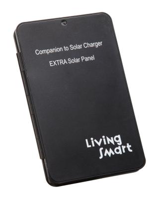 China No Solar Panel Black Color Mobile Phone Charger Fast Charging Large Solar Powered Energy for sale