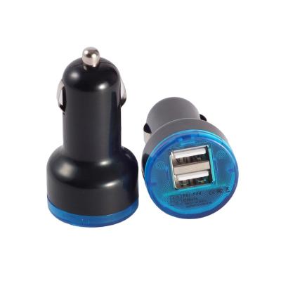 China No Jack Convenient Portable Mini Car Multi Charger 2 Usb Port Car Charger Good Quality for sale