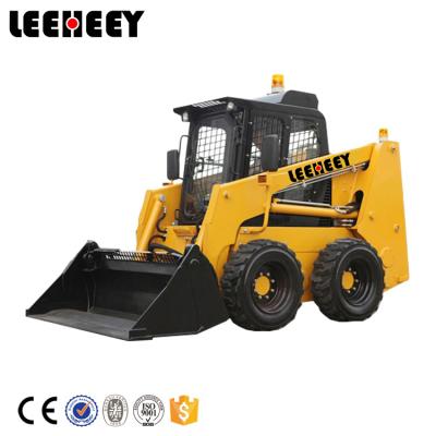 China 2018 newcomer plowing and trech filling China LEEHEEY1000kg cheap Mini Skid Steer Loader mixer for sale for sale