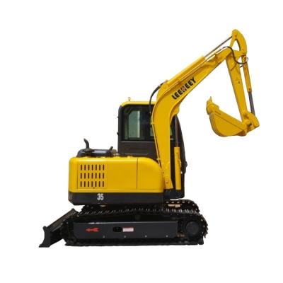 China 3.5 Ton Crawler Mini Excavator Hotel Road Construction Equipments for sale