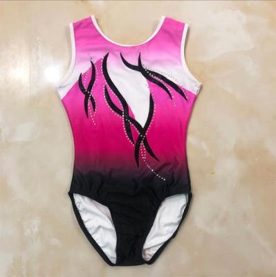 China Kids Ballet Dance Wear Girl Gym Dancer Tights Gymnastics Sleeveless Leotard Dancer Tights for sale