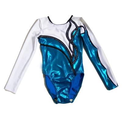 China Dancer Tights Wholesale Sublimation Long Sleeve Dancer Tights Rhinestone Gymnastics Dancer Tights For Girls for sale