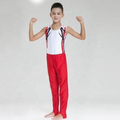 China Breathable Men's Competiton Gymnastics Adult Dancer Tights for sale