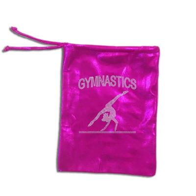 China Shiny Fashion Rhinestone Handbag Gymnastics Bag Dance Training Bag for sale