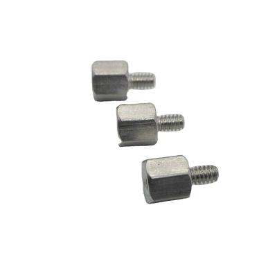 China ADJUSTABLE ALLOY 4-40 UNC Thread Standoff Stainless Steel Aluminum Male Female Screw For PCB for sale