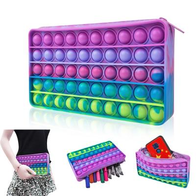 China Fashion Colorful Push Bubble Pencil Case Push Pop Bubble Design New Purses and Handbags for sale