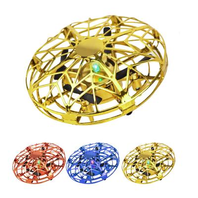 China Wholesale 360 ​​Mini Flying Drone Mini UFO Spinner Flight Ball Drone Manually Operated Toy With Lights for sale