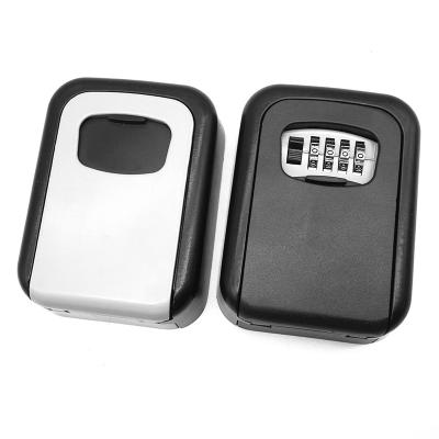 China Large Capacity Household Security Wall Mount Waterproof Lock Box 4 Digit Combination Key Storage Lockbox For House Key for sale