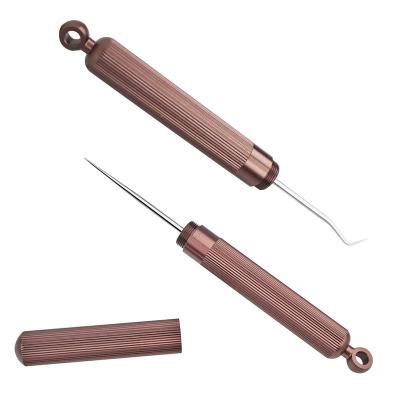 China Multifunctional reusable metal stainless steel toothpick with double head for sale