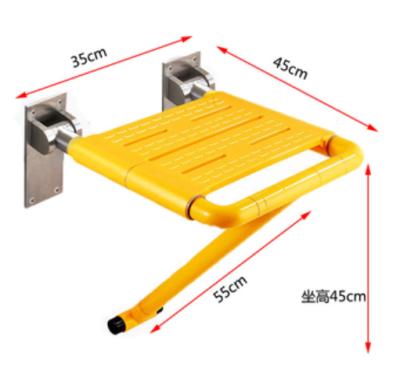 China Hot Popular Easy Installation Non-slip Comfortable Wall Mounted Folding Shower Seat for sale