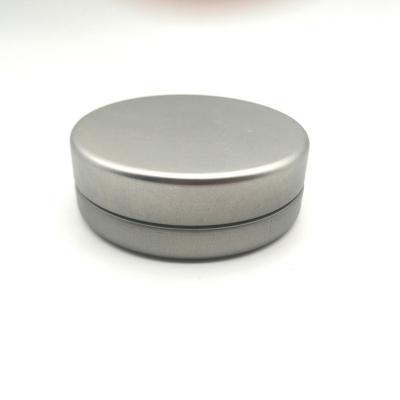 China Medicine Round Shape Tin Case Metal Childproof Stash Jar With Smell Proof Lid for sale