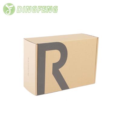 China Recyclable DF Manufacture Custom Paper Logo Mailer Box Gift Packaging Cardboard Shipping Box for sale