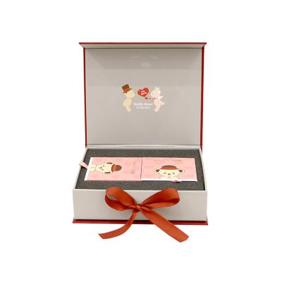 China DF Recyclable Manufacturing Customized Rigid Gift Box Flip Book Box Cosmetics Boutique Product Package Box for sale