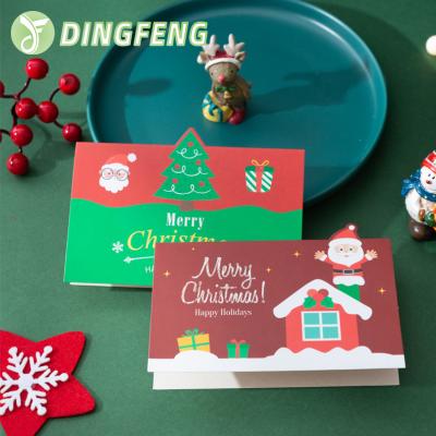 China Hot Sales Gift Envelope DF Makers Christmas Cartoon Gift Certificate Thank You Card for sale