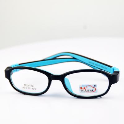 China For 2022 computer glasses tending 1106 children reading around children optical flexible glasses quality optical frame liquid silicone rubber for sale