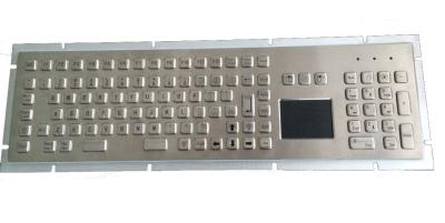 China Teclado industrial del metal del acero inoxidable del fabricante con el panel táctil incorporado PS2 en venta