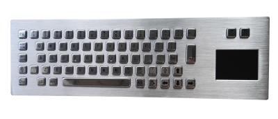 China Teclado industrial del quiosco IP65 del soporte español del panel por el acero inoxidable en venta