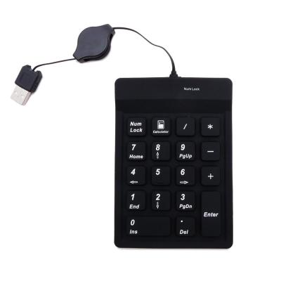 China IP68 medical numeric keyboard with anti-bacterial coating for finance accounting, 18 keys keypad for sale