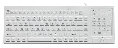 China Silicone Hygienic waterproof computer keyboard For medical man machine connect for sale