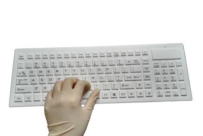 China teclado lavable inalámbrico médico con la batería favorable dominante limpia en venta