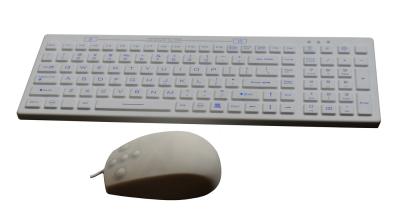 China Blue backlighting white disinfectant dental keyboard mouse combo set  for CE Europe for sale