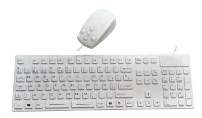 China China OEM factory silicone medical keyboard mouse combo for brand Taiwan USA supply with antibacterial for sale