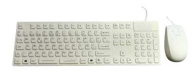 China Made in China washable pro cyber keyboard and optical medical mouse combo with Spanish legend for sale