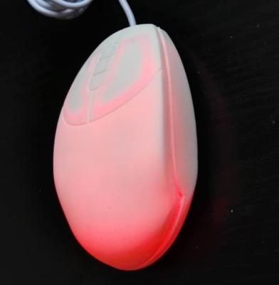 China Silicone white petite waterproof medical pro mouse for nurse use on smooth surface for sale