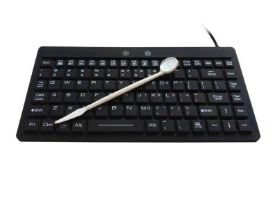 China Hospital Product 87 Keys Medical Silicone Keyboard With Adjustable Backlight for sale