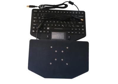 China Mobile Vehicle Keyboard with Rugged Touchpad & Lockable 89 Keys en venta