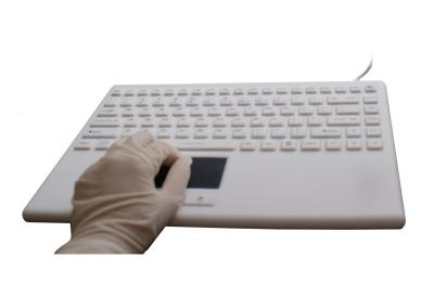 China Teclado médico de silicona de grado hospitalario con tres años de garantía para la forma de la falda superior en venta