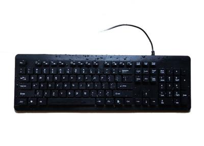 China Real Washable Computer Keyboard With Medical Antimicrobial Protection for sale