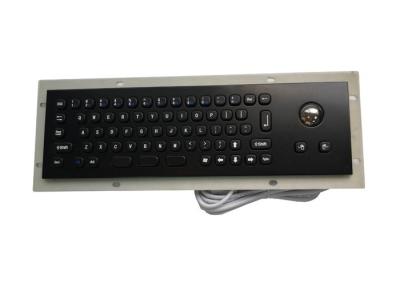 China 68 key Marine Italian Industrial Metal Keyboard With Built In Mouse Ball for sale