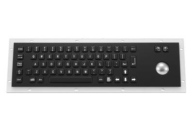 China Teclado de acero inoxidable industrial con construido en el ratón del Trackball para el yatch en venta