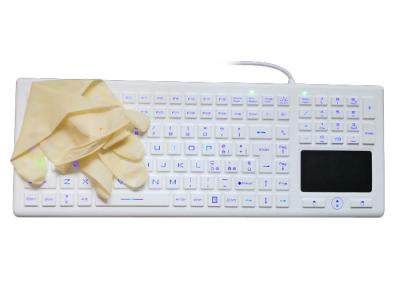 China Backlighting Medical Touch Keyboard In German With Washable Computer Keyboard for sale