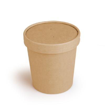 China High Quality Disposable Soup Paper Cup Disposable Paper Coffee Cup With Paper Lid for sale